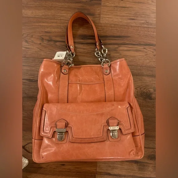 NWT Coach Poppy Colored Handbag - Picture 1 of 9